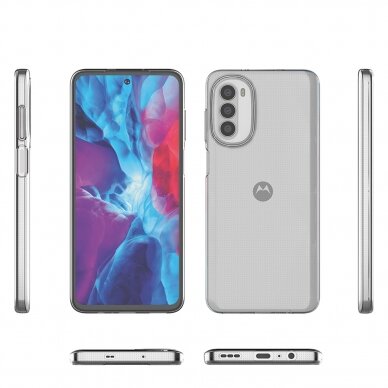 Dėklas Ultra Clear 0.5mm case for Motorola Moto G82 5G / Moto G52 Skaidrus 2 Dėklas Ultra Clear 0.5mm case for Motorola Moto G82 5G / Moto G52 Skaidrus 2
