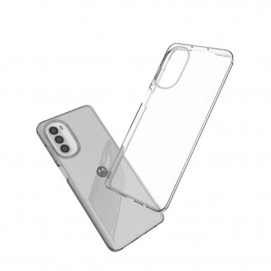Dėklas Ultra Clear 0.5mm case for Motorola Moto G82 5G / Moto G52 Skaidrus 5