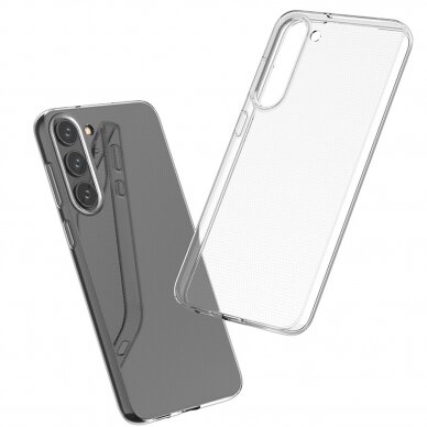 Dėklas Ultra Clear 0.5mm Samsung Galaxy S23 Permatomas 3 Dėklas Ultra Clear 0.5mm Samsung Galaxy S23 Permatomas 3