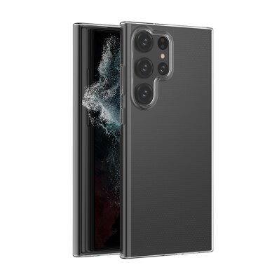 Akcija! Dėklas Ultra Clear 0.5mm Samsung Galaxy S23 Ultra Permatomas