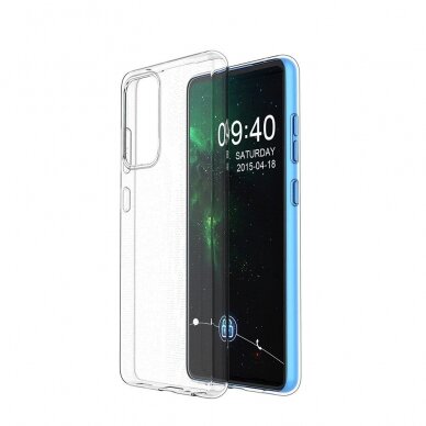 Dėklas Ultra Clear 0.5mm Case Gel TPU Motorola Moto E7 Power Skaidrus 6