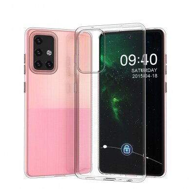Dėklas Ultra Clear 0.5mm Case Gel TPU Samsung Galaxy A72 skaidrus 7 Dėklas Ultra Clear 0.5mm Case Gel TPU Samsung Galaxy A72 skaidrus 7