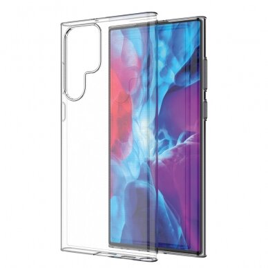 Dėklas Ultra Clear 0.5mm Case Samsung Galaxy S22 Ultra Skaidrus 6