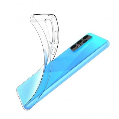 Dėklas Ultra Clear 0.5mm Case Gel TPU Cover for Xiaomi Redmi Note 10 Pro Permatomas 2