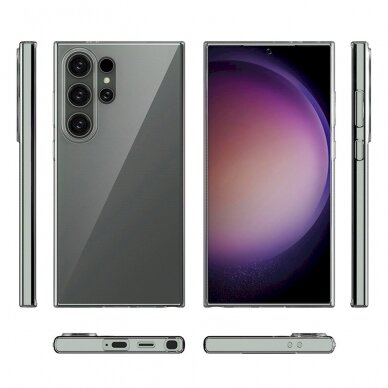 Dėklas Ultra Clear Samsung Galaxy S24 Ultra - Permatomas 4 Dėklas Ultra Clear Samsung Galaxy S24 Ultra - Permatomas 4