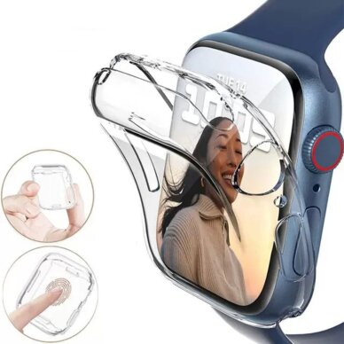 Apple Watch 42mm (Series 1/2/3) dėklas Ultra Clear – skaidrus 1