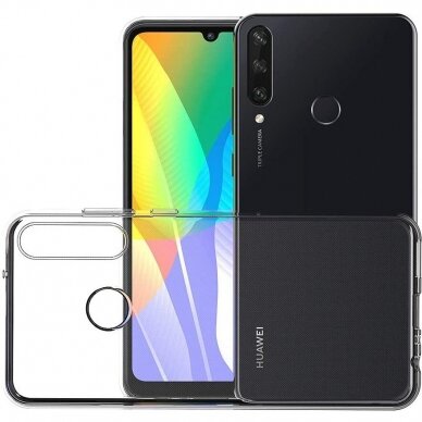 Ultra Clear 0.5Mm Dėklas Tpu Huawei Y6P Skaidrus 3 Ultra Clear 0.5Mm Dėklas Tpu Huawei Y6P Skaidrus 3