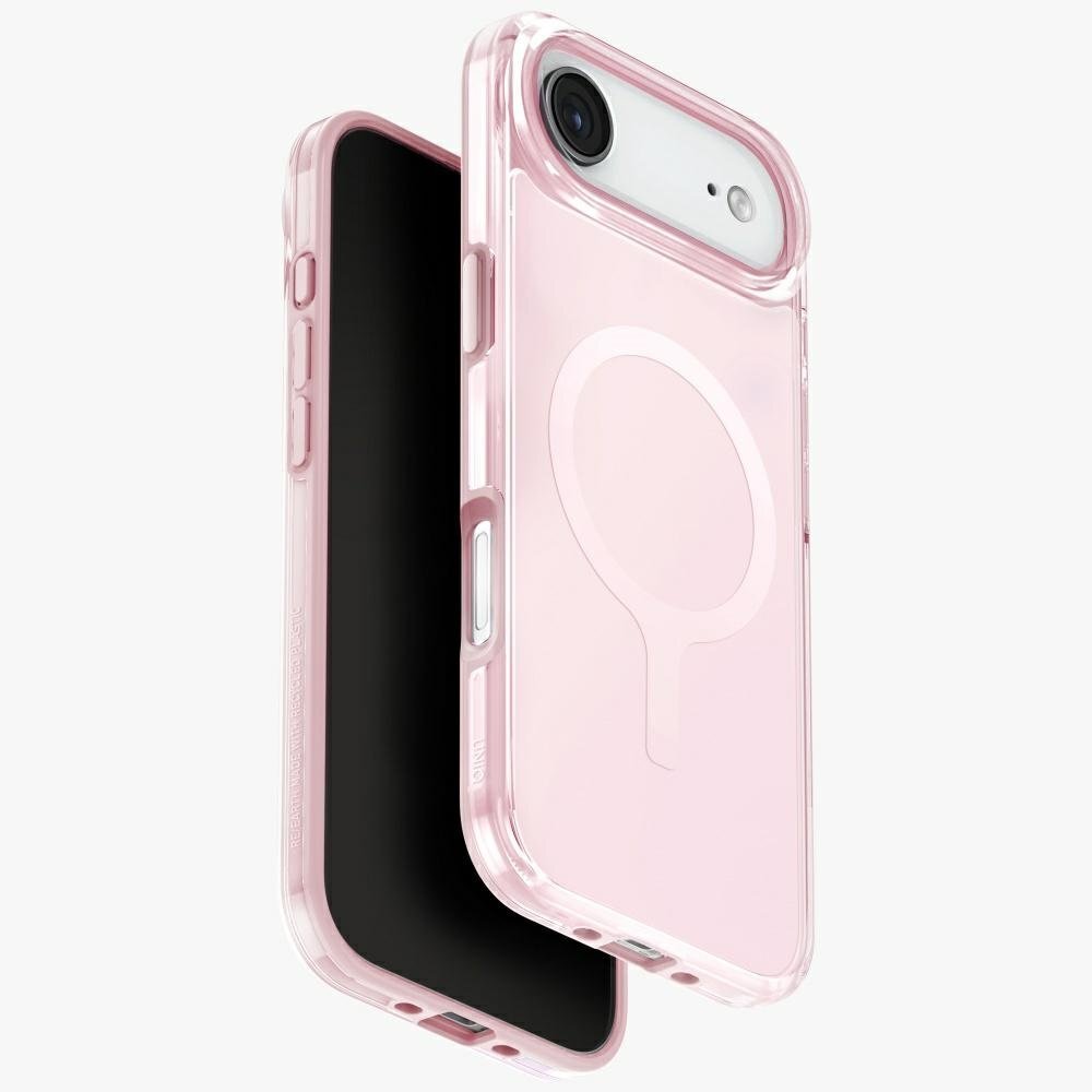 iPhone Air Uniq Clario MagClick Charging dėklas – rožinis iPhone Air Uniq Clario MagClick Charging dėklas – rožinis