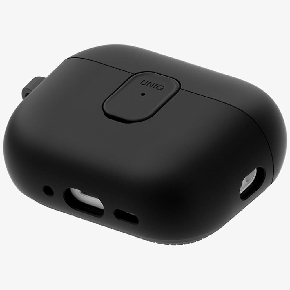 AirPods Pro 3 Uniq Clyde dėklas – juodas / pilkas 3