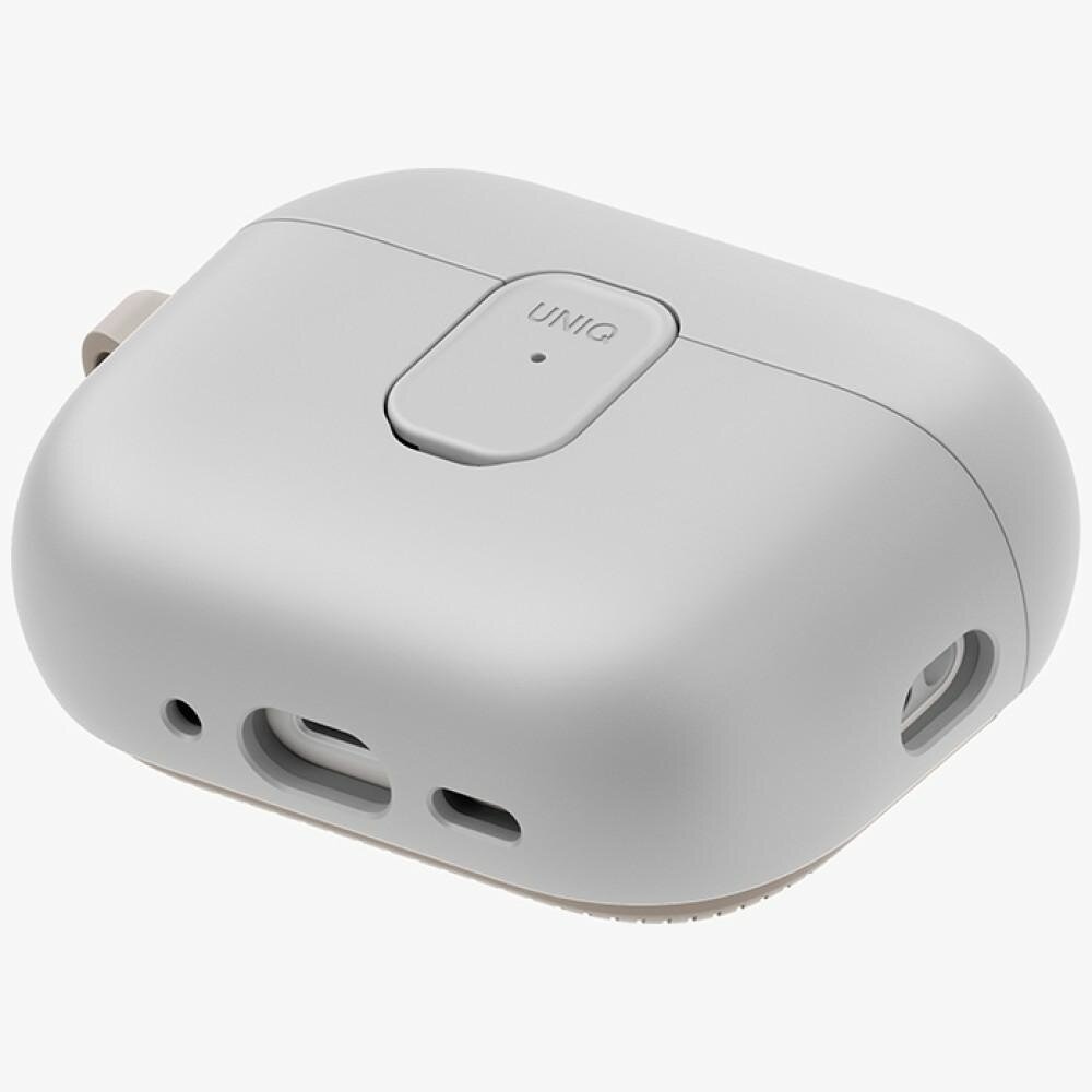 AirPods Pro 3 Uniq Clyde dėklas – pilkas / smėlinis 3
