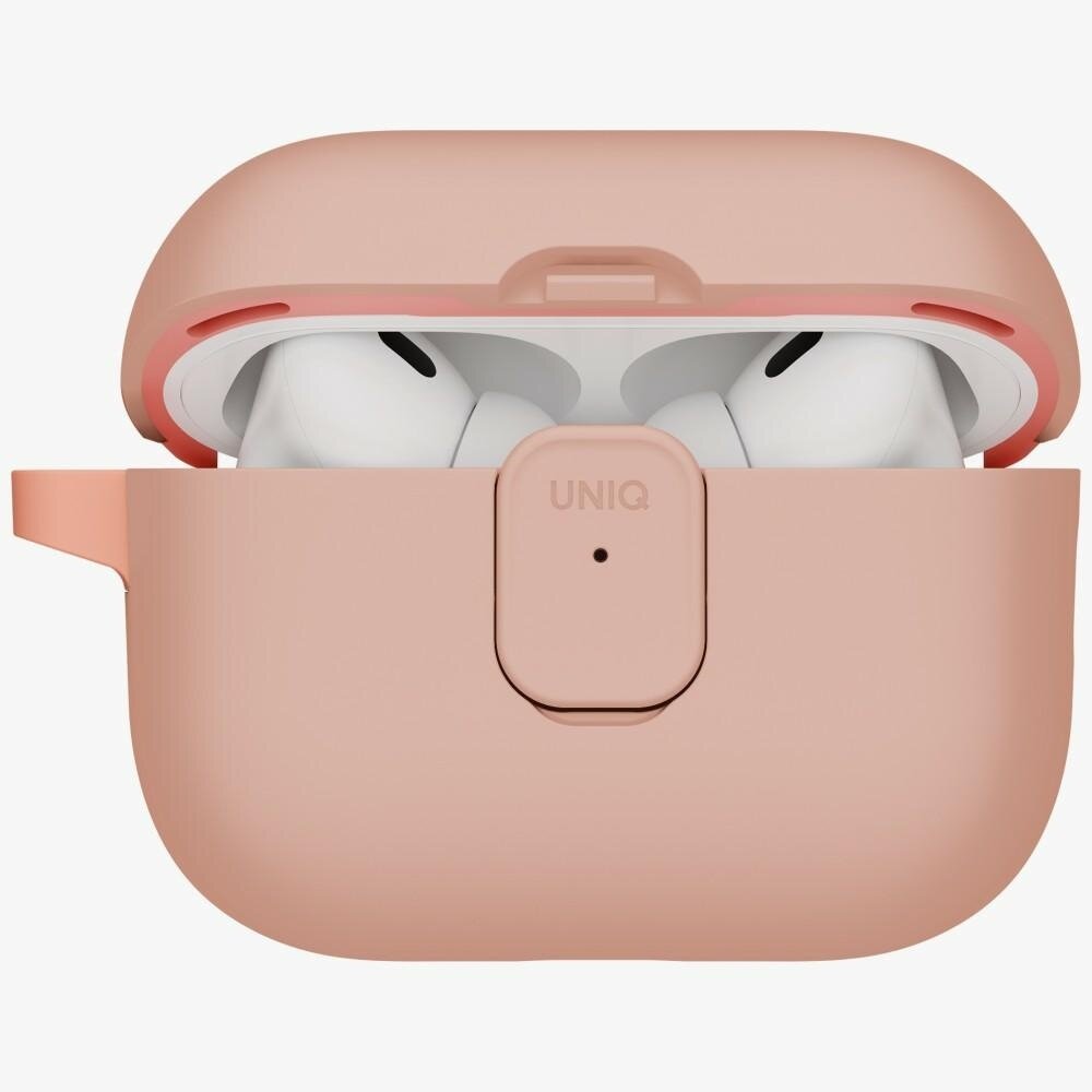 AirPods Pro 3 Uniq Clyde dėklas – rožinis 1 AirPods Pro 3 Uniq Clyde dėklas – rožinis 1