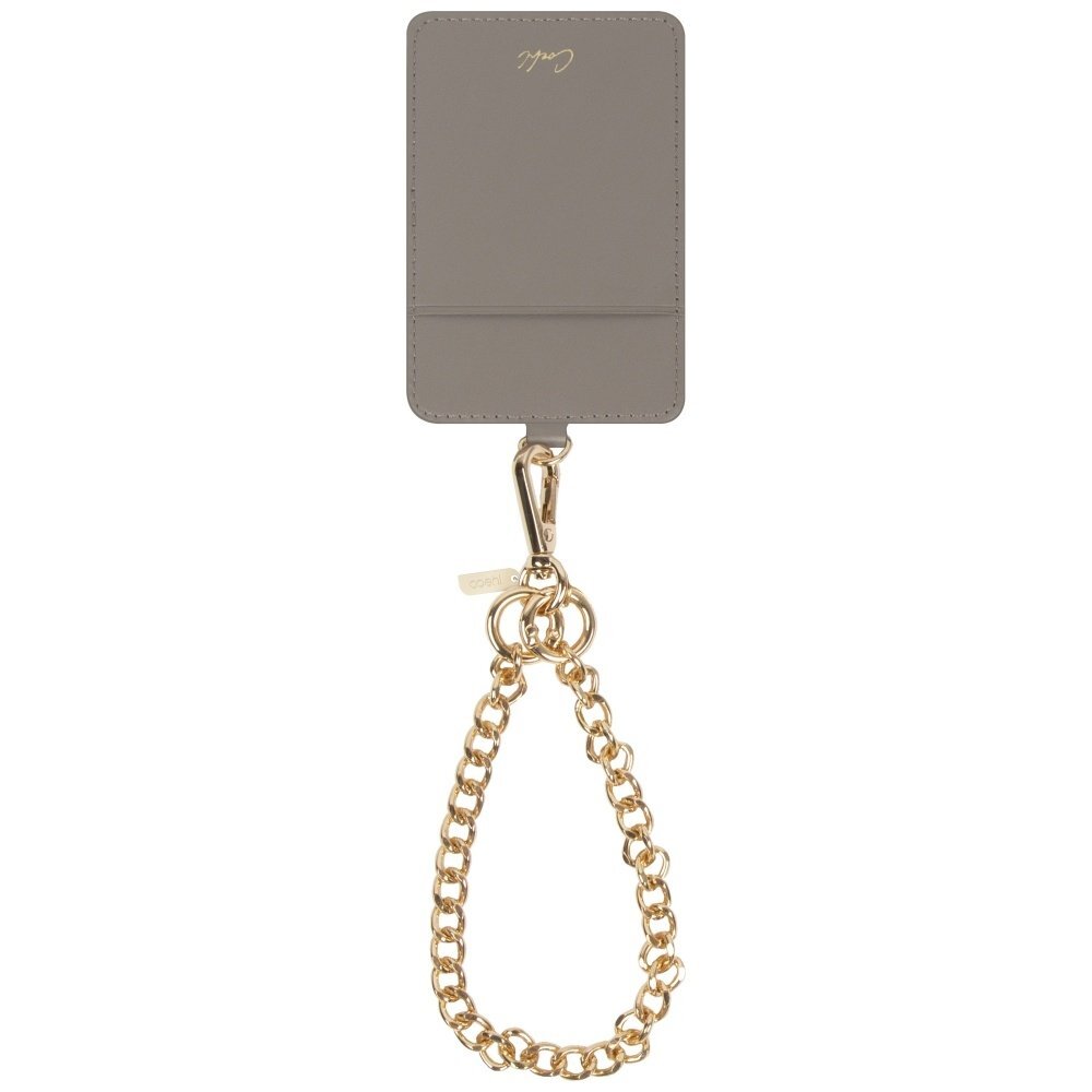 Telefono dirželis Uniq Coehl Caryne 3-in-1 su kortelių dėkliuku – pilkas 1 Telefono dirželis Uniq Coehl Caryne 3-in-1 su kortelių dėkliuku – pilkas 1