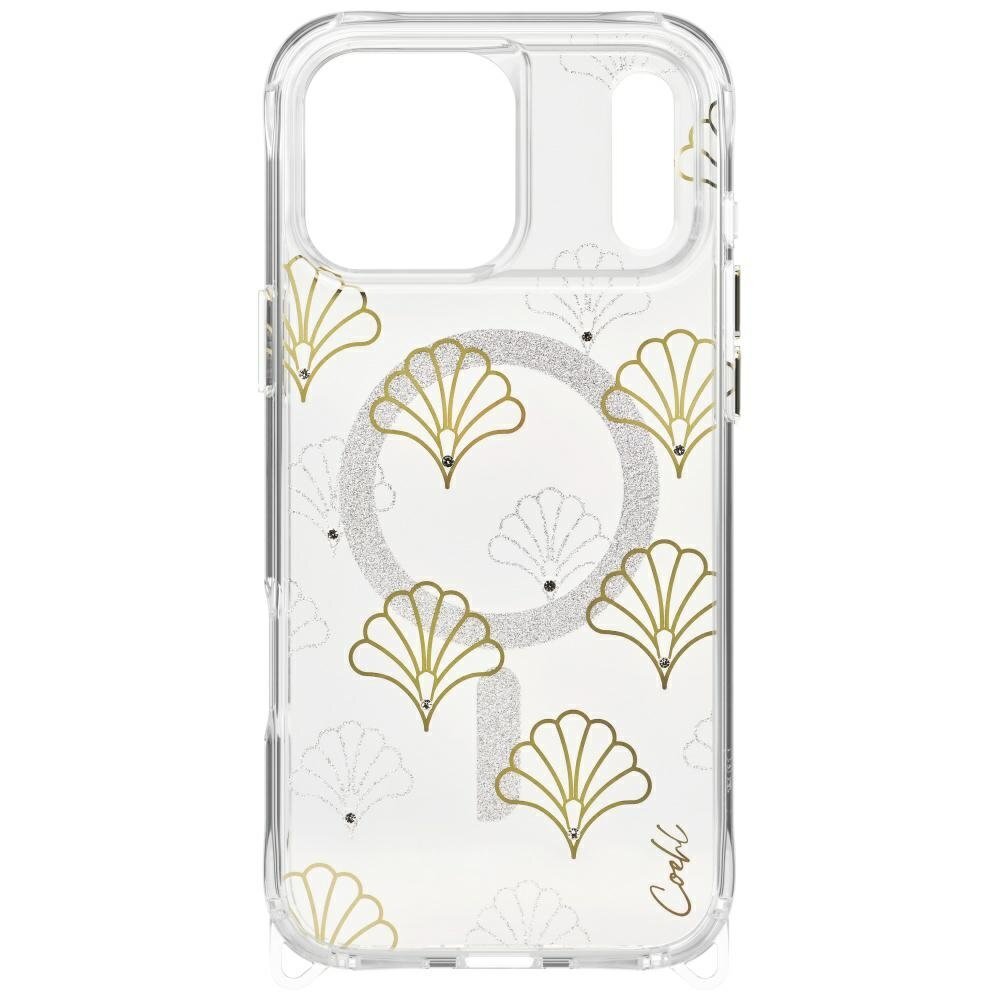 iPhone 17 Pro Max dėklas Uniq Coehl Maree, Magnetic Charging – sidabrinis 1