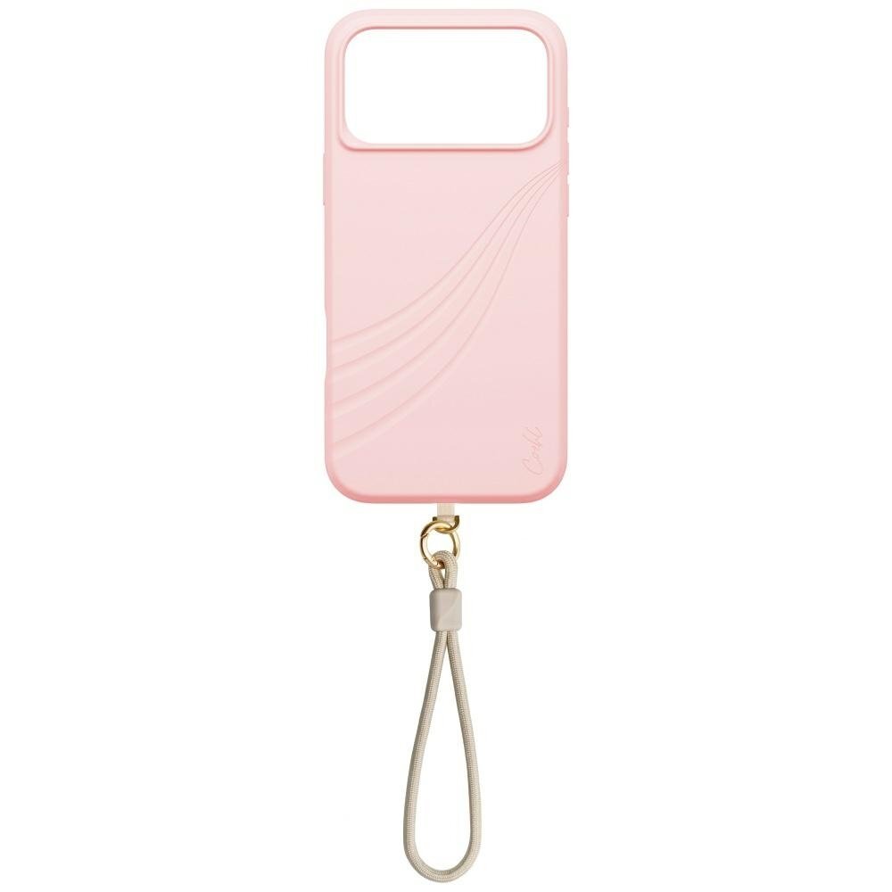 iPhone 17 Pro Max Uniq Coehl Serina Magnetic Charging dėklas – rožinis 1