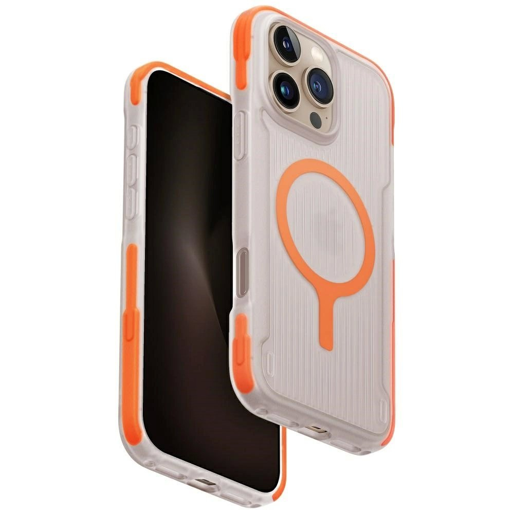 Uniq Combat Active Magclick Charging Dėklas skirtas iPhone 16 Pro Max - Orange Uniq Combat Active Magclick Charging Dėklas skirtas iPhone 16 Pro Max - Orange