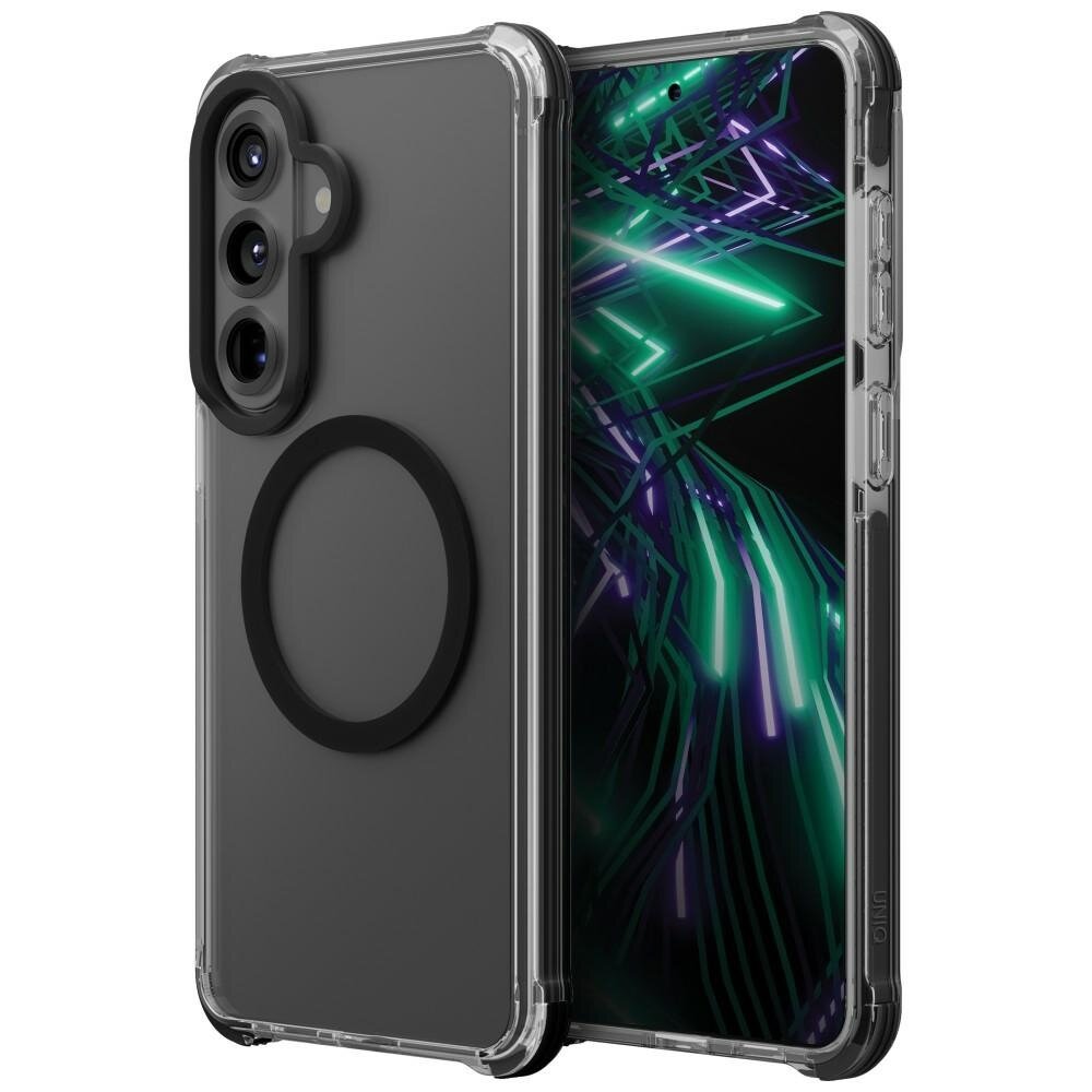Samsung Galaxy S26+ Uniq Combat Magclick Charging dėklas – juodas Samsung Galaxy S26+ Uniq Combat Magclick Charging dėklas – juodas