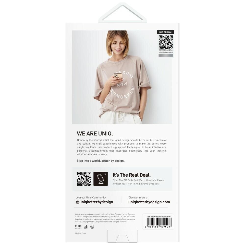 Samsung Galaxy S26+ Uniq Combat Magclick Charging dėklas – juodas 3 Samsung Galaxy S26+ Uniq Combat Magclick Charging dėklas – juodas 3