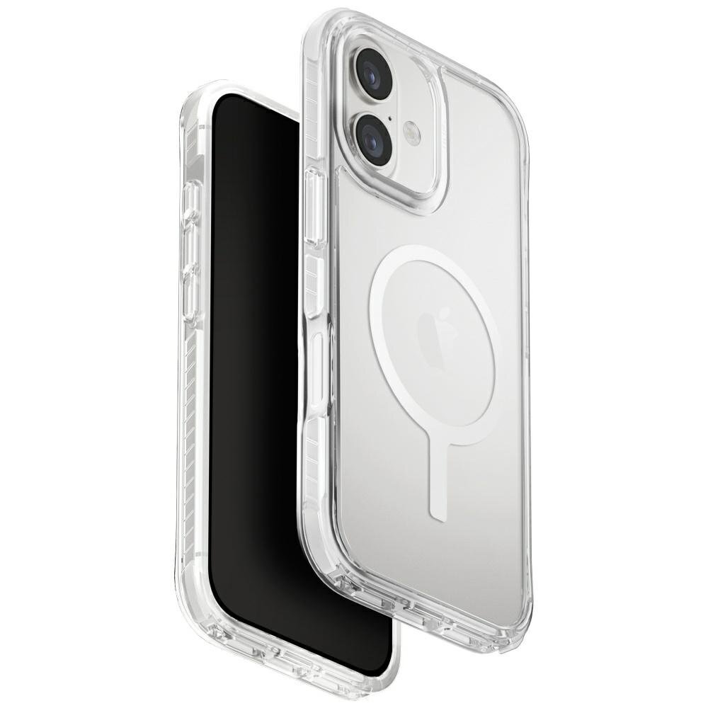 iPhone 17 dėklas Uniq Combat Magclick Charging – baltas iPhone 17 dėklas Uniq Combat Magclick Charging – baltas