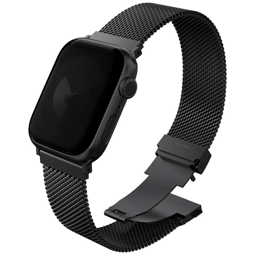 Apple Watch 40/41/42 mm dirželis Uniq Dante Pro Stainless Steel – grafito spalvos