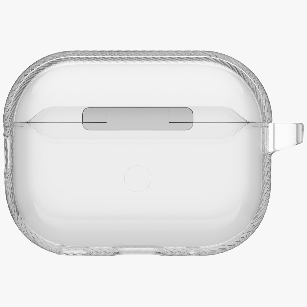 AirPods Pro 3 Uniq Glase Pro Lock dėklas – skaidrus 3 AirPods Pro 3 Uniq Glase Pro Lock dėklas – skaidrus 3