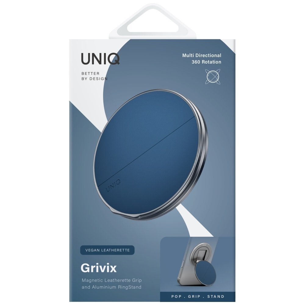 Magnetinis laikiklis Uniq Grivix Classic 360 su stovu – mėlynas 3 Magnetinis laikiklis Uniq Grivix Classic 360 su stovu – mėlynas 3