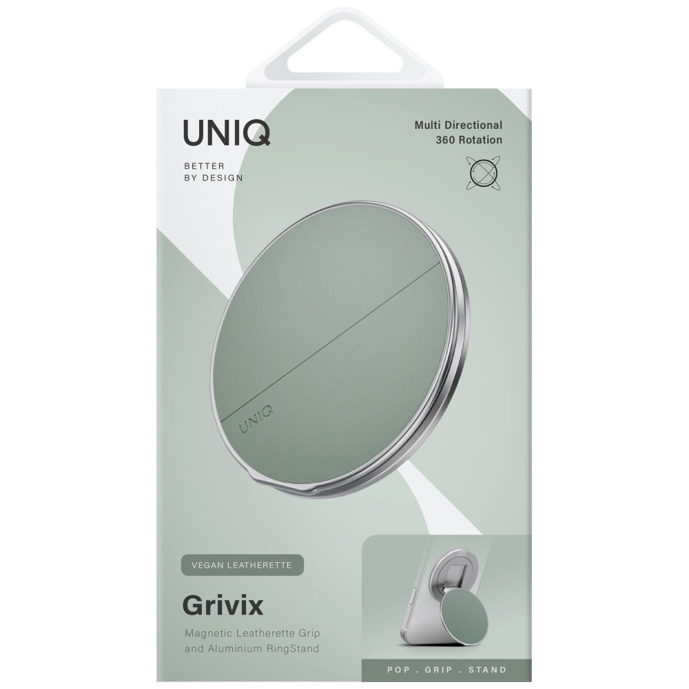 Magnetinis laikiklis Uniq Grivix Classic 360 su stovu – žalias 3 Magnetinis laikiklis Uniq Grivix Classic 360 su stovu – žalias 3