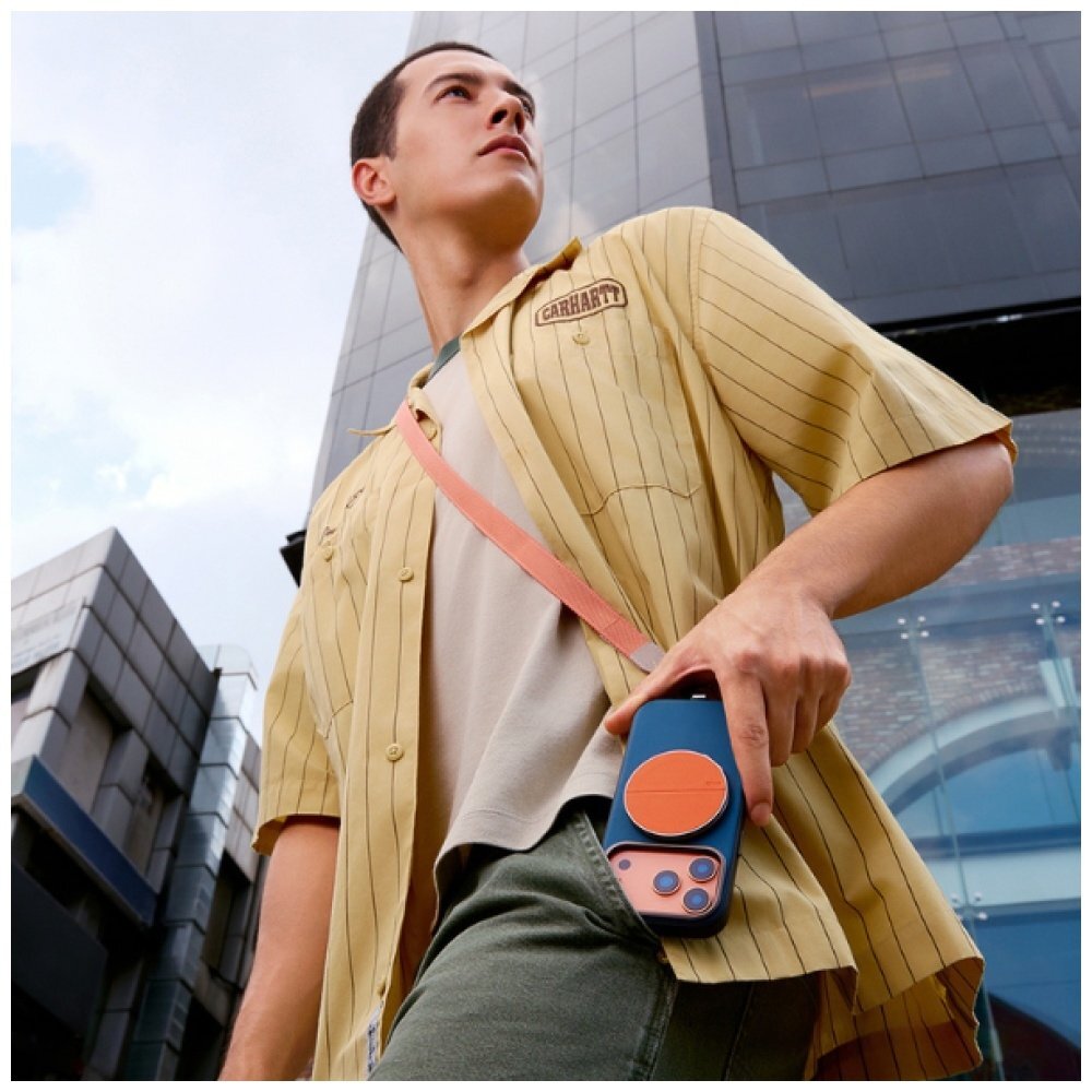 Magnetinis laikiklis Uniq Grivix Classic 360 su stovu – oranžinis 1 Magnetinis laikiklis Uniq Grivix Classic 360 su stovu – oranžinis 1