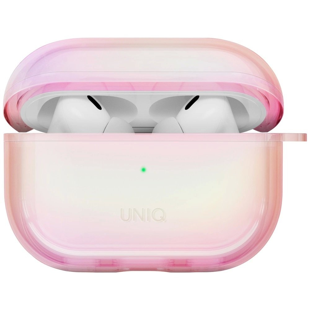 AirPods Pro 2 Uniq Iridescia kabinamas dėklas - holo rožinis 1 AirPods Pro 2 Uniq Iridescia kabinamas dėklas - holo rožinis 1