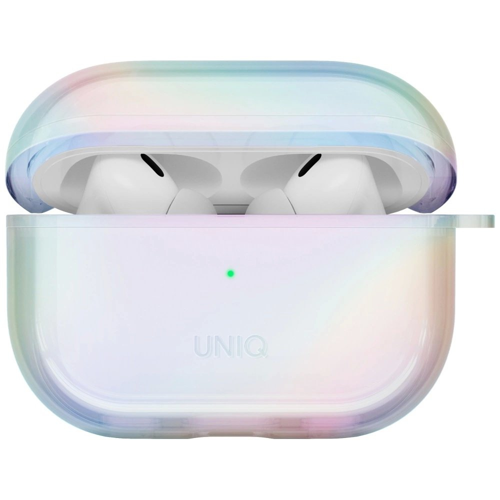 AirPods Pro 2 Uniq Iridescia kabinamas dėklas - holo baltas 1