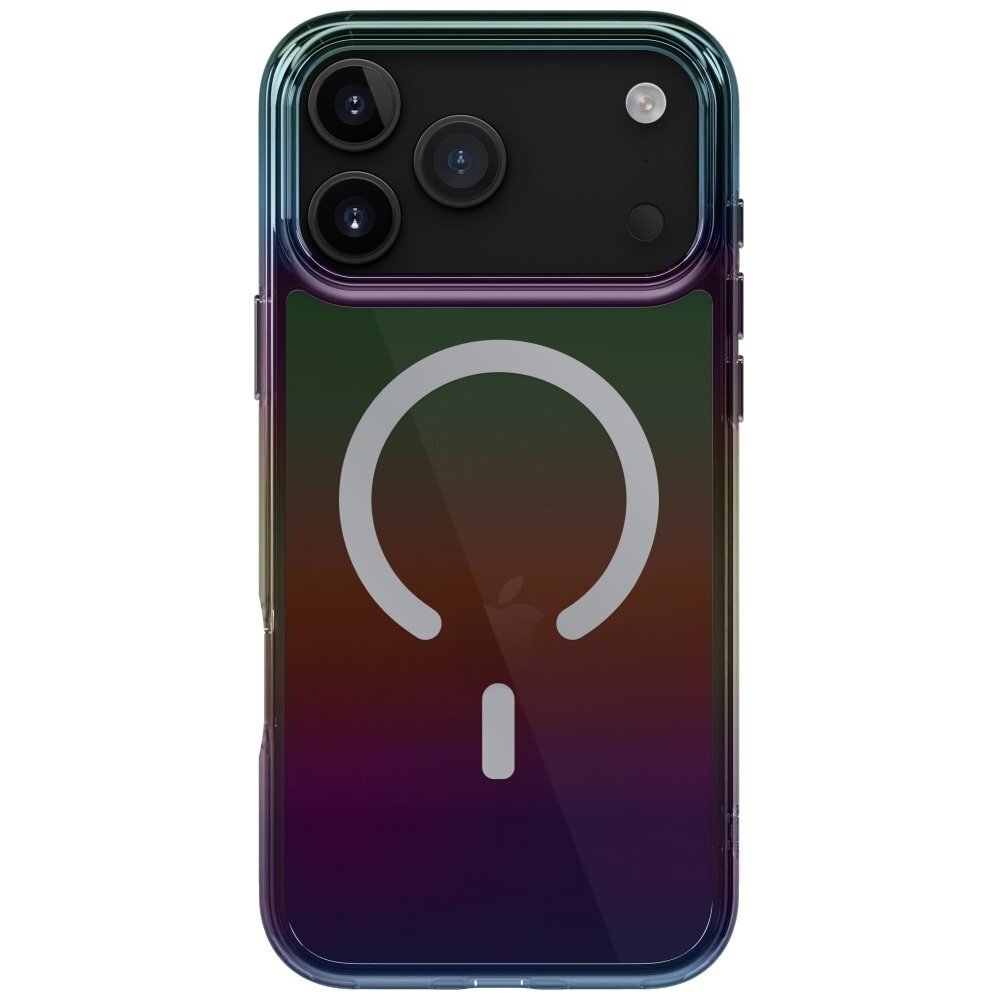 iPhone 17 Pro Max Uniq Iridescia MagClick Charging dėklas – margaspalvis 1