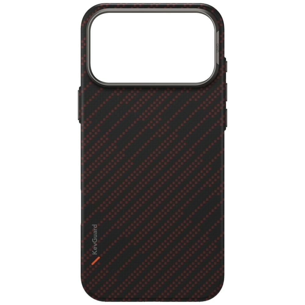 iPhone 17 Pro Max Uniq Keva EDGE MagClick Charging dėklas – oranžinis 4