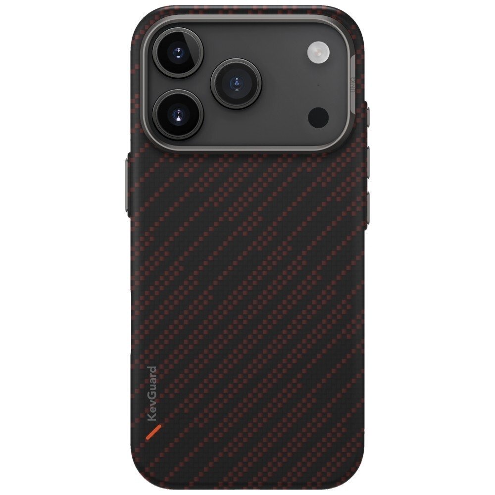 iPhone 17 Pro Uniq Keva EDGE MagClick Charging dėklas – oranžinis 1