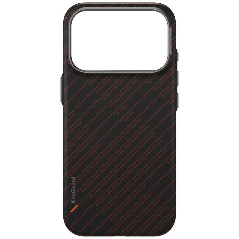 iPhone 17 Pro Uniq Keva EDGE MagClick Charging dėklas – oranžinis 4