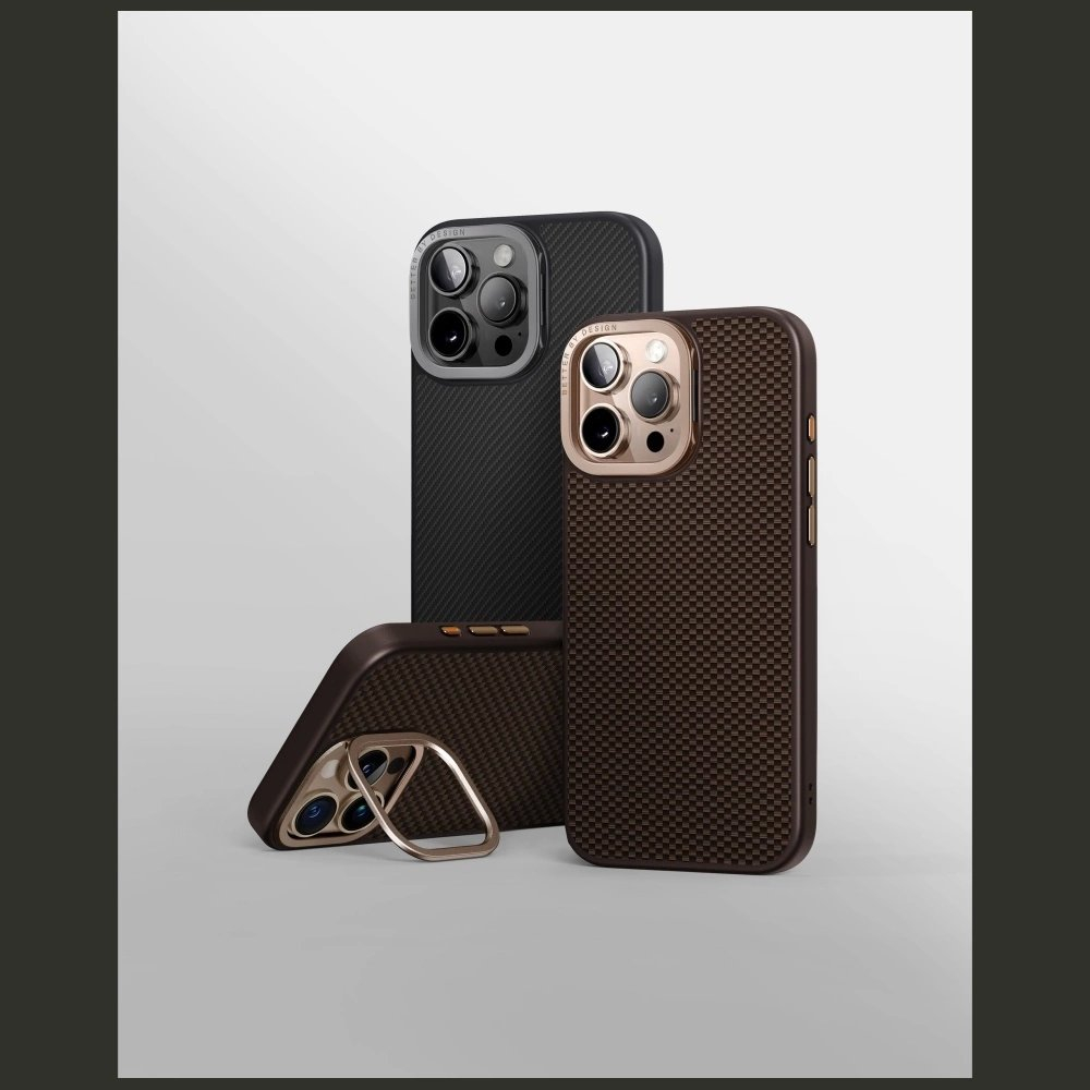 Uniq Keva Max Magclick Charging Camera Stand Dėklas skirtas iPhone 16 Pro Max - Rudas 6 Uniq Keva Max Magclick Charging Camera Stand Dėklas skirtas iPhone 16 Pro Max - Rudas 6