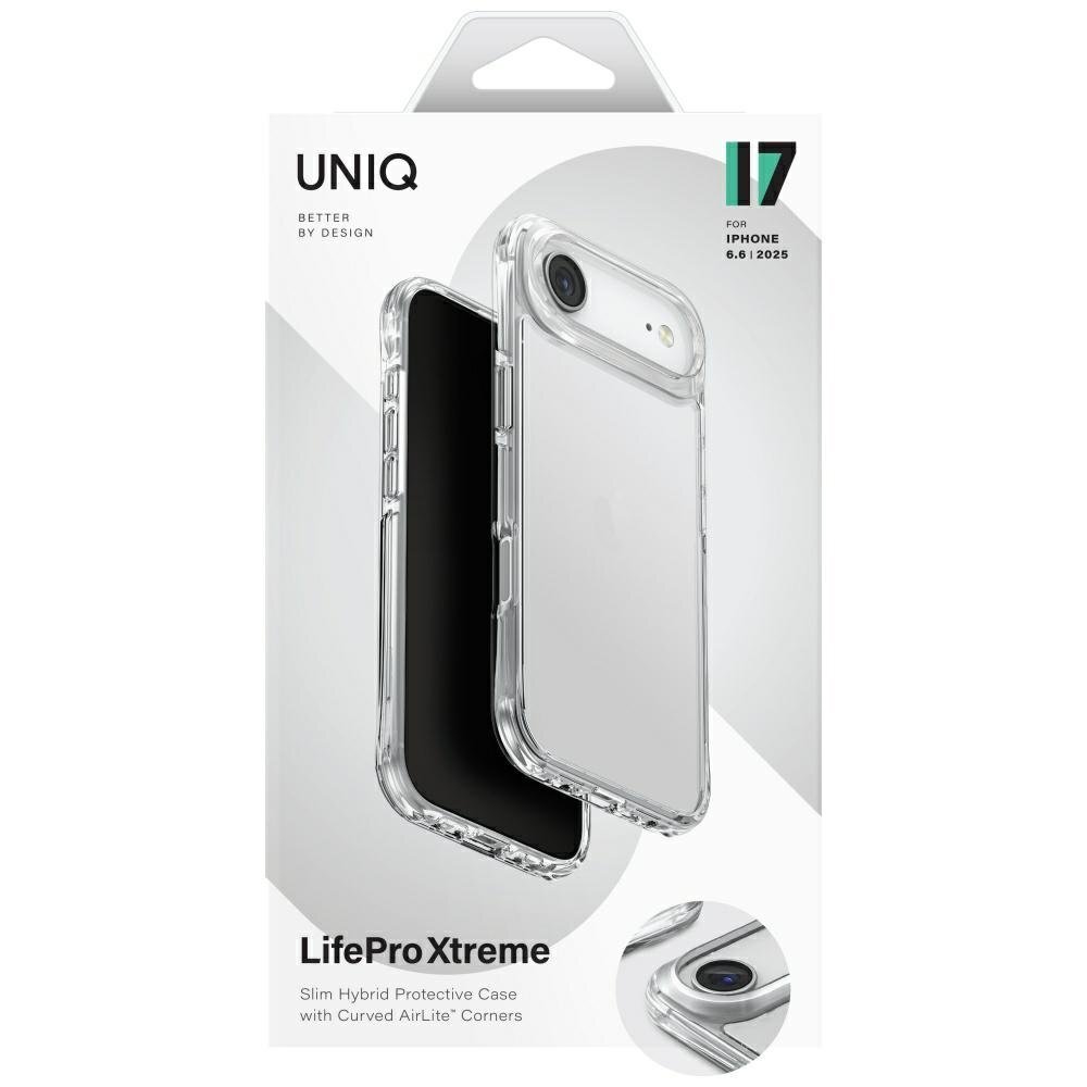 iPhone 17 Air Uniq Lifepro Xtreme dėklas – permatomas 3 iPhone 17 Air Uniq Lifepro Xtreme dėklas – permatomas 3
