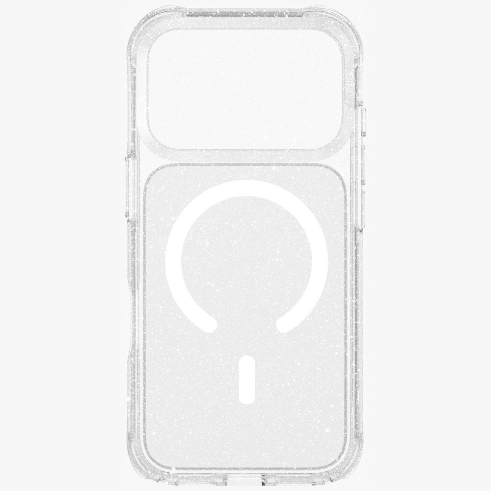 iPhone 17 Pro dėklas Uniq LifePro Xtreme, Magclick Charging – skaidrus su blizgučiais 4 iPhone 17 Pro dėklas Uniq LifePro Xtreme, Magclick Charging – skaidrus su blizgučiais 4