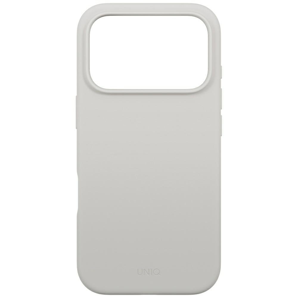 iPhone 17 Pro dėklas Uniq Lino, Magclick įkrovimo – pilkas 2