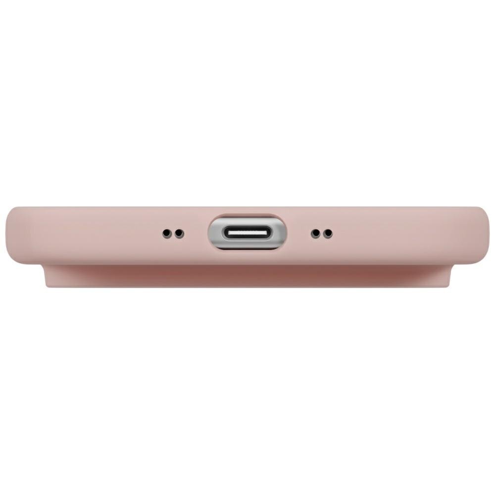 iPhone Air dėklas Uniq Lino, Magclick Charging – rožinis 4 iPhone Air dėklas Uniq Lino, Magclick Charging – rožinis 4