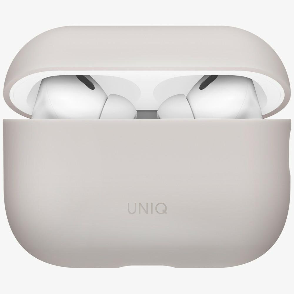 AirPods Pro Uniq Lino Silicone dėklas – smėlinis 2 AirPods Pro Uniq Lino Silicone dėklas – smėlinis 2