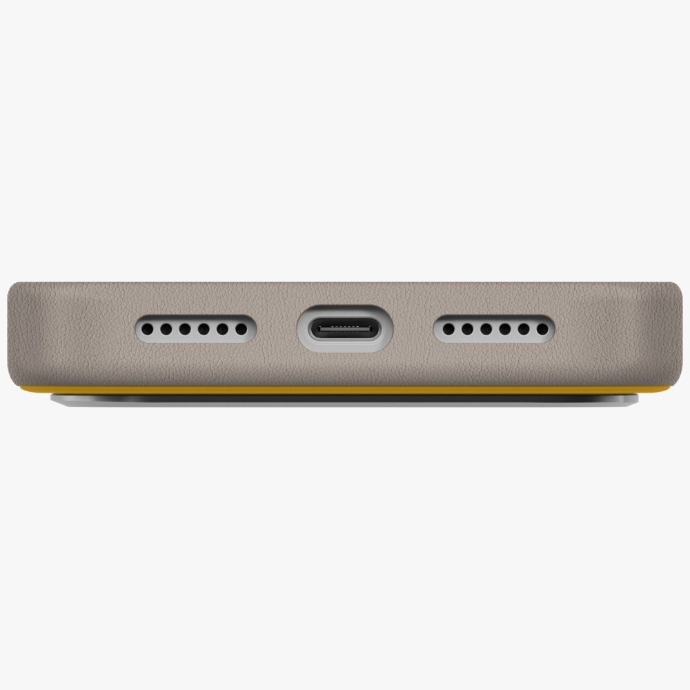 iPhone 17 Pro Max dėklas Uniq Lyden DS Magclick Charging – geltonai pilkas 3 iPhone 17 Pro Max dėklas Uniq Lyden DS Magclick Charging – geltonai pilkas 3