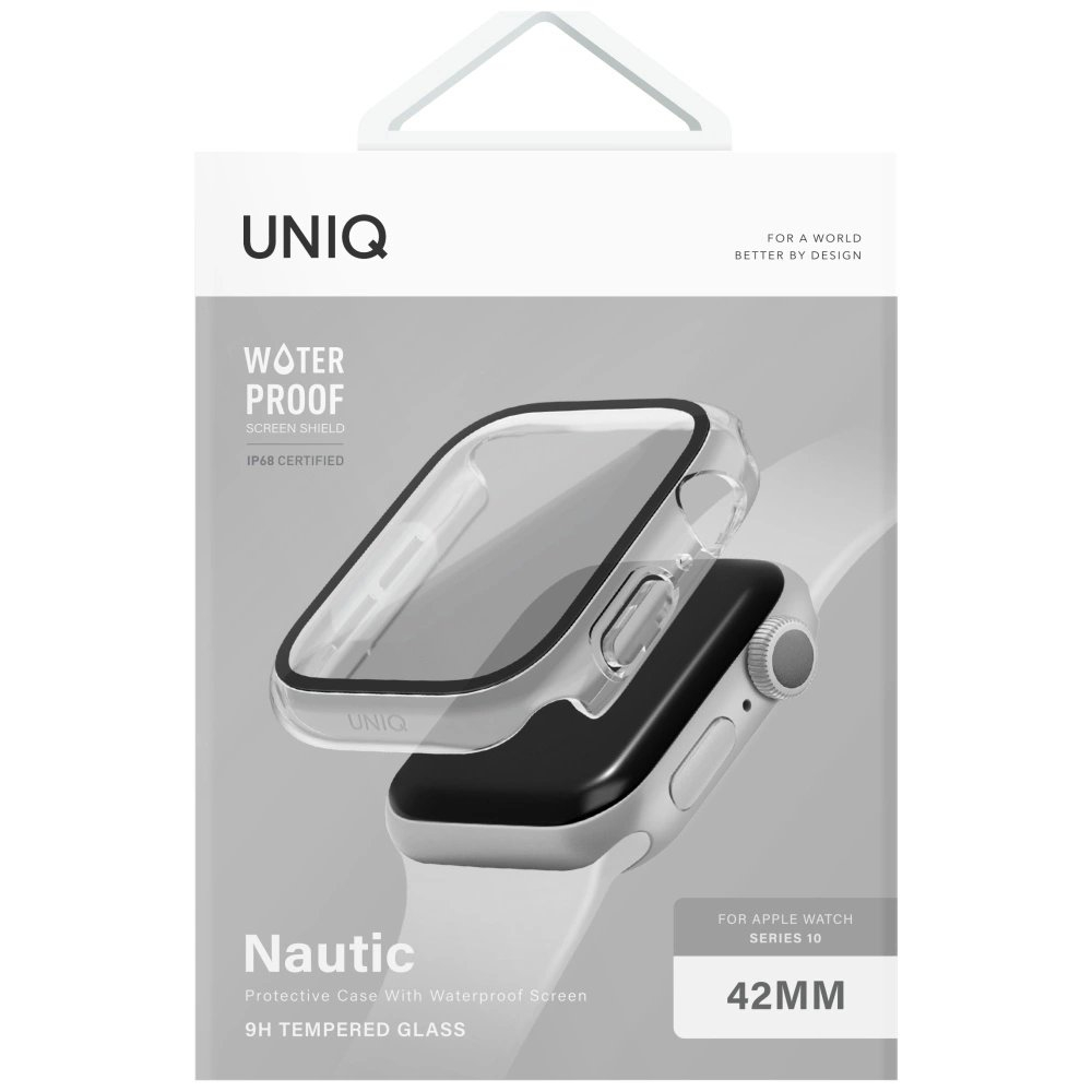 Apple Watch 42mm Uniq Nautic dėklas - skaidrus 6 Apple Watch 42mm Uniq Nautic dėklas - skaidrus 6