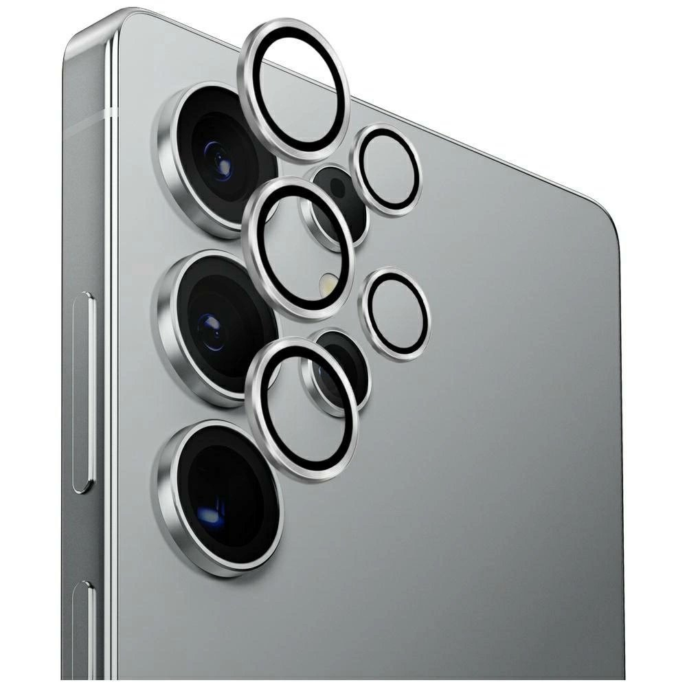 Uniq Optix aliuminio kameros objektyvas skirtas Samsung Galaxy S25 Ultra – sidabrinis Uniq Optix aliuminio kameros objektyvas skirtas Samsung Galaxy S25 Ultra – sidabrinis