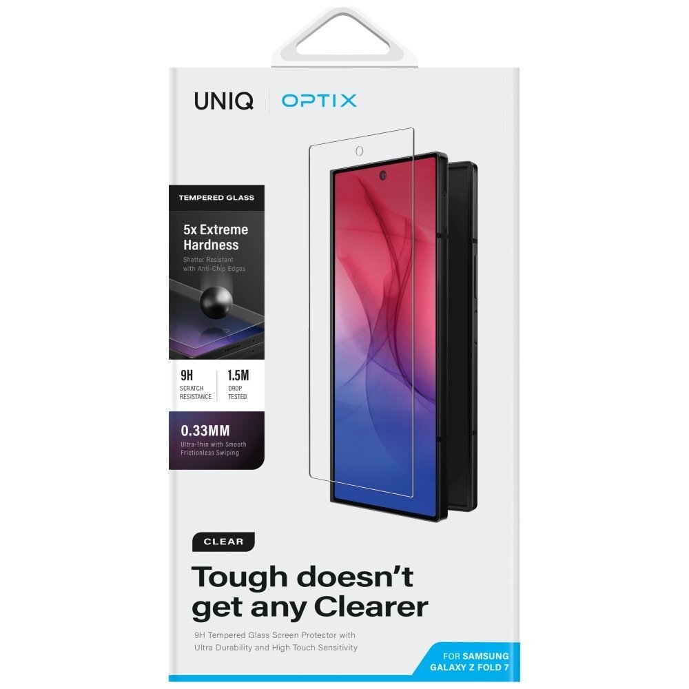 Samsung Galaxy Z Fold 7 Uniq Optix Clear grūdintas stiklas 2