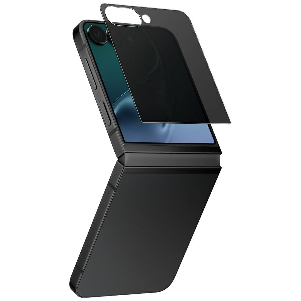 Samsung Galaxy Z Flip 7 Uniq Optix Privacy grūdintas stiklas