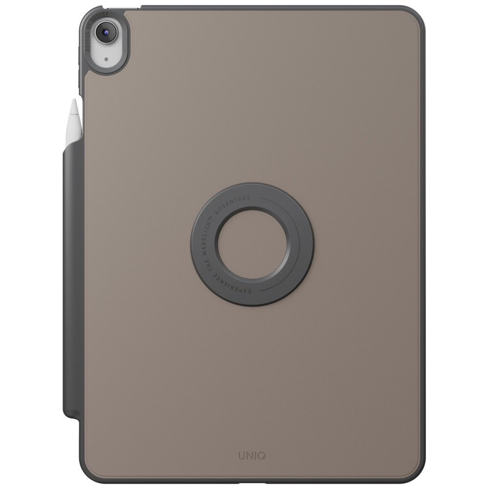 iPad 11” 2025 / iPad 10.9” 2022 dėklas Uniq Rovus Snapmount Magnetic 360 – pilkas 3