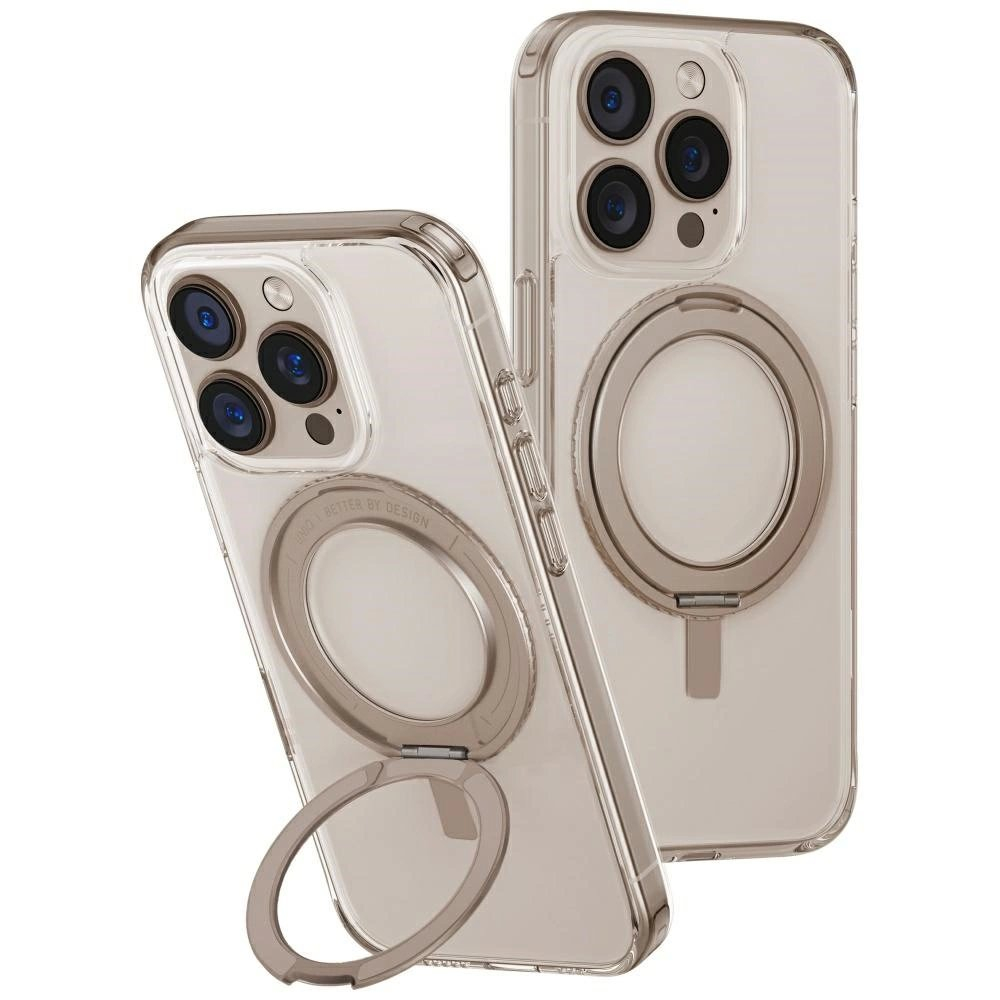 Uniq Swivix 360 Rotating su atrama iPhone 16 Dėklas - Auksinis