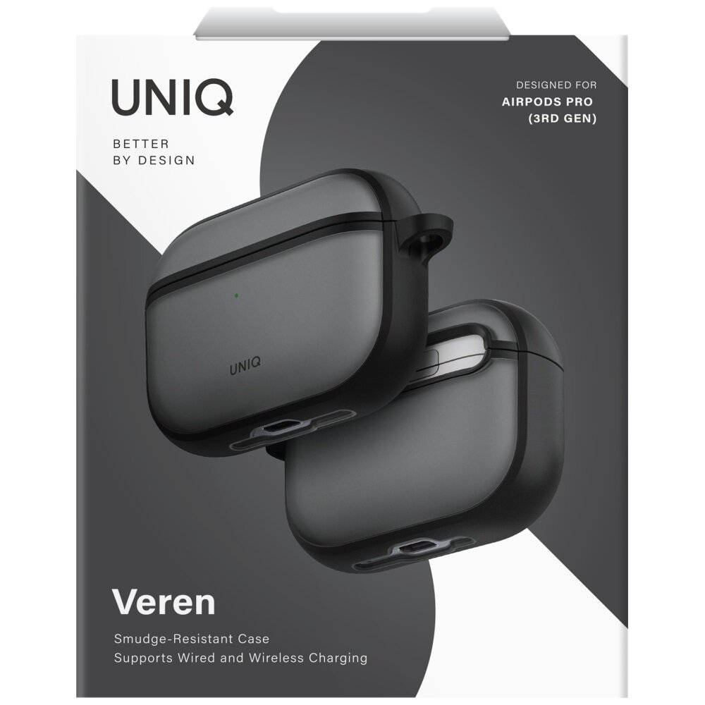 AirPods Pro 3 Uniq Veren dėklas – rudas 4 AirPods Pro 3 Uniq Veren dėklas – rudas 4