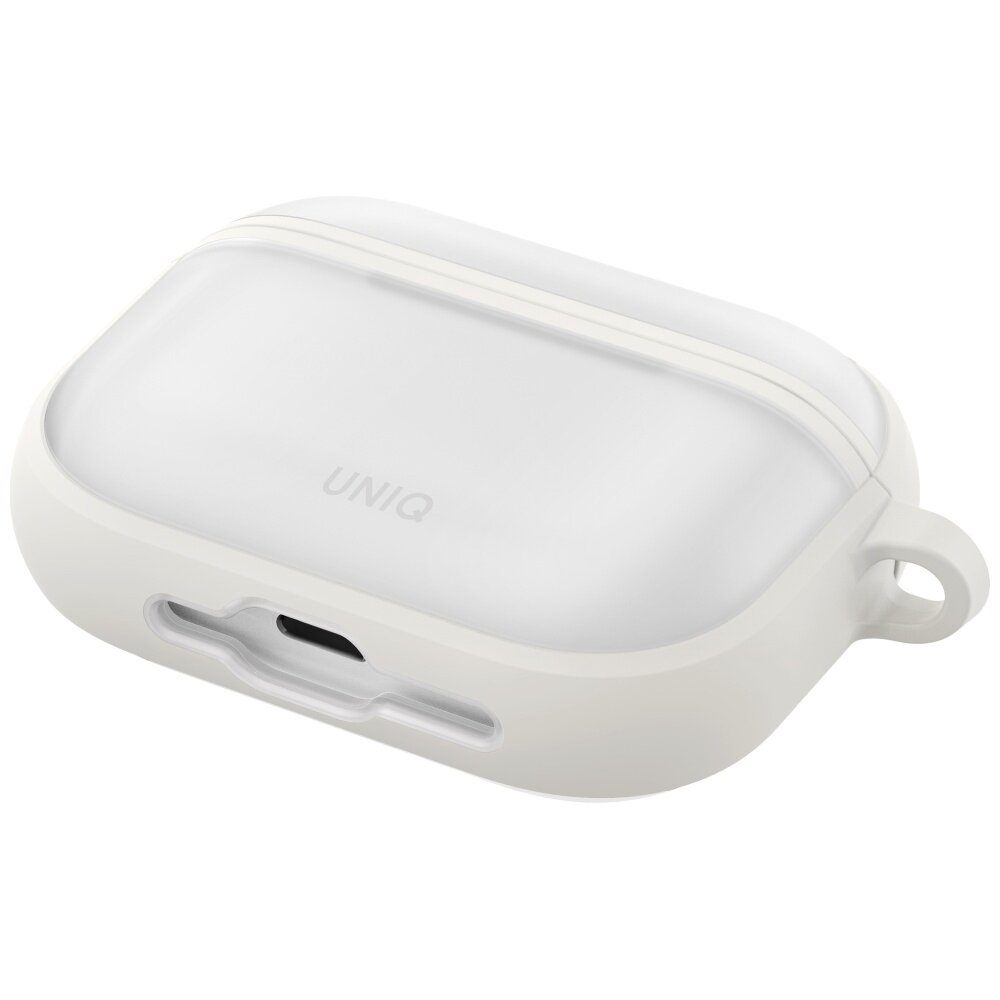 AirPods Pro 3 Uniq Veren dėklas – baltas 3 AirPods Pro 3 Uniq Veren dėklas – baltas 3