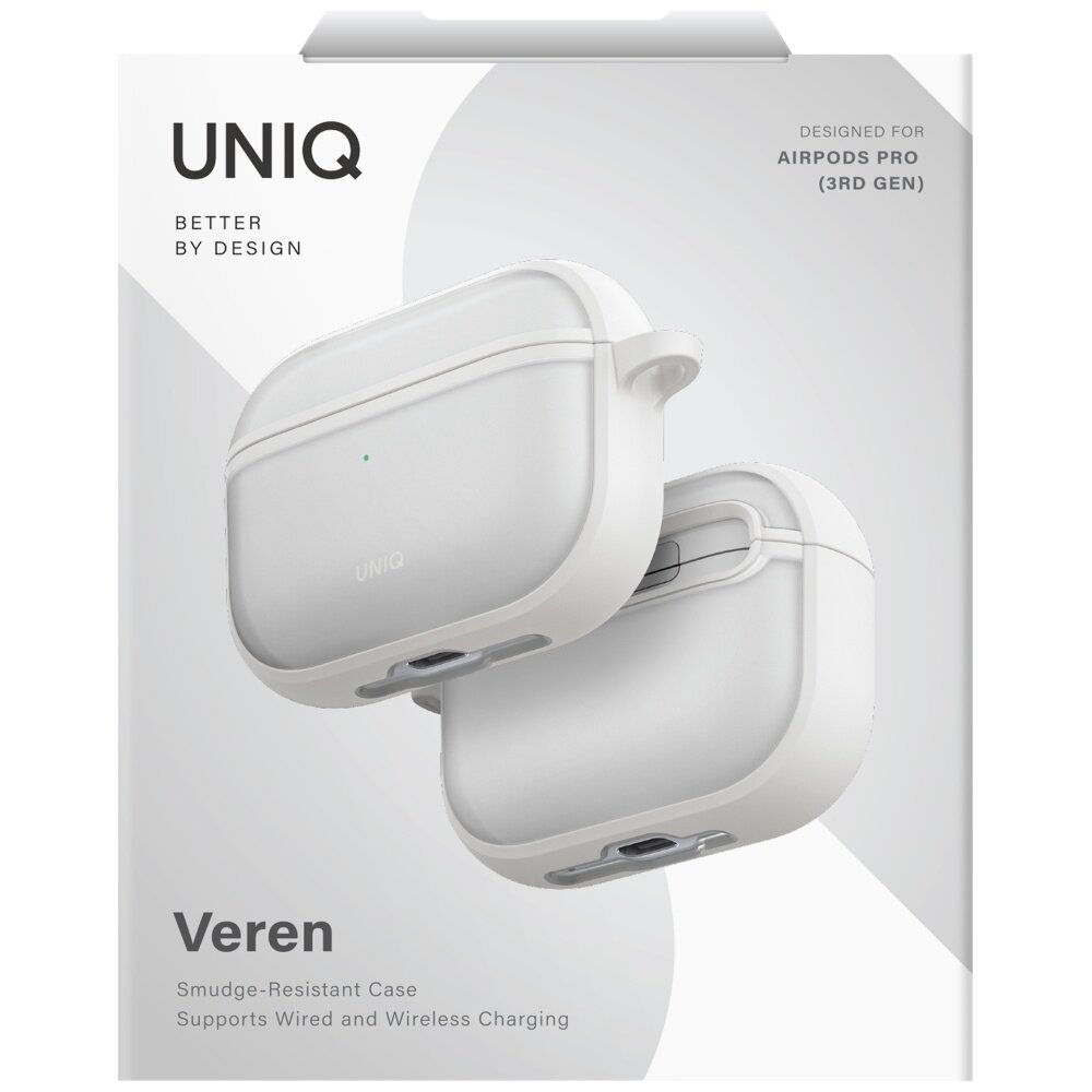 AirPods Pro 3 Uniq Veren dėklas – baltas 4