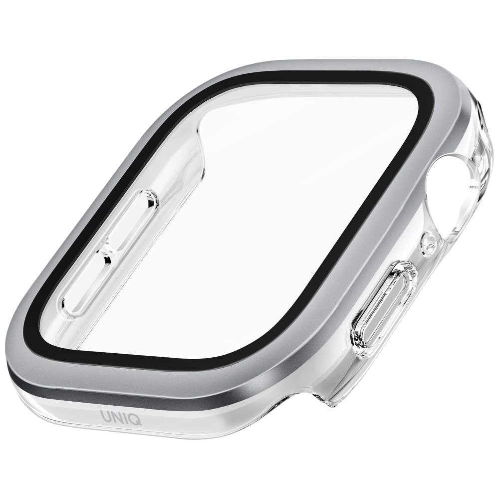Uniq Voute tempered glass Dėklas skirtas Apple Watch 10 46 mm - Sidabrinis 3 Uniq Voute tempered glass Dėklas skirtas Apple Watch 10 46 mm - Sidabrinis 3